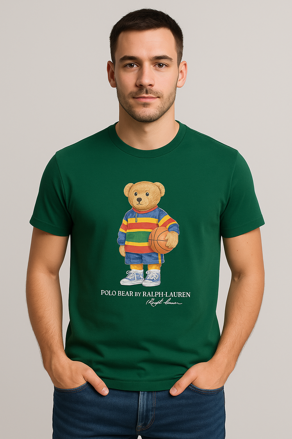 Classic Fit Jersey T-Shirt (Green)