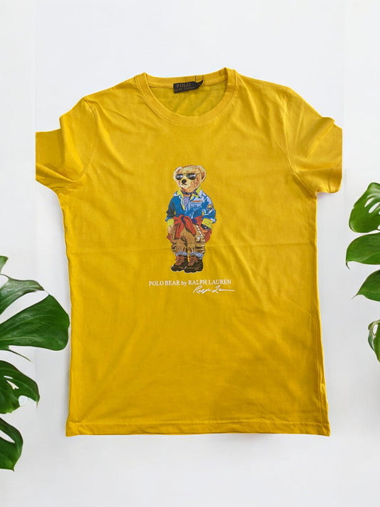 Classic Fit Jersey T-Shirt (Yellow)